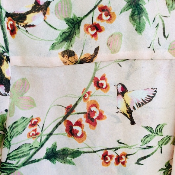 Forever 21 High Collar Button-Up Blouse - Picture 3 of 4